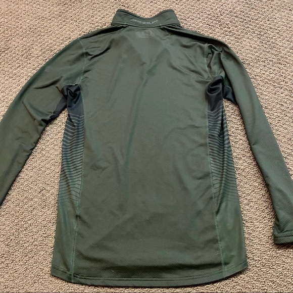 Under Armour 1/2 zip Coldgear Long Sleeve Green Medium - Picture 4 of 5